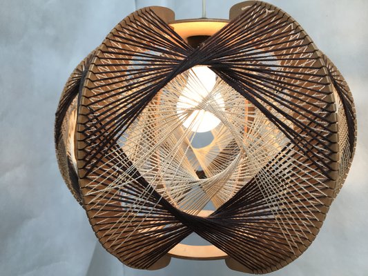 Woven Ceiling Lamp, 1970s-WQQ-1386291