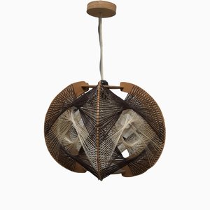 Woven Ceiling Lamp, 1970s-WQQ-1386291