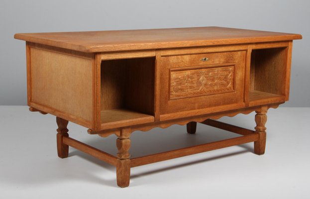 Writing Desk attributed to Henry Kjærnulf, 1970s-HJB-1433113