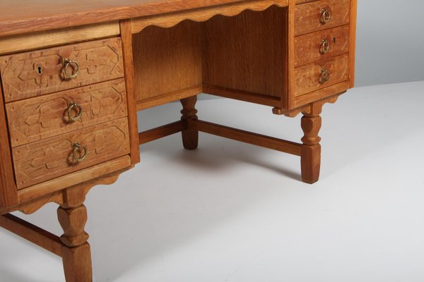 Writing Desk attributed to Henry Kjærnulf, 1970s-HJB-1433113