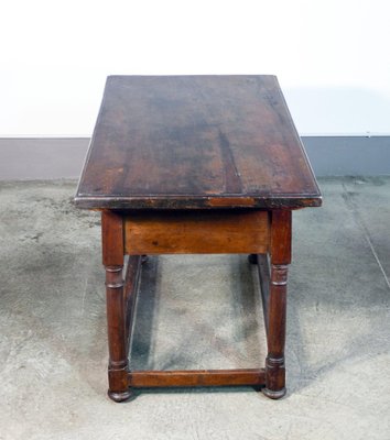 Writing Table with Two Drawers in Walnut, 1800s-OJE-1764167