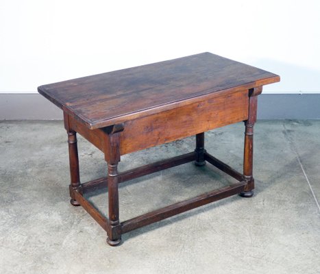 Writing Table with Two Drawers in Walnut, 1800s-OJE-1764167