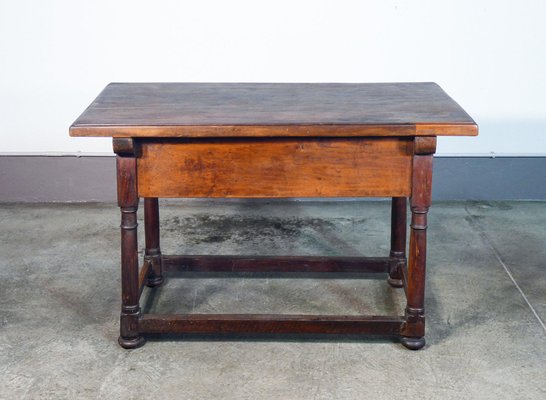 Writing Table with Two Drawers in Walnut, 1800s-OJE-1764167