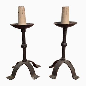 Wrought Iron Candelabras, Set of 2-BA-1365662