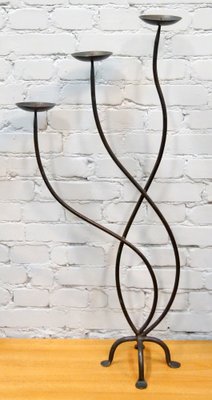 Wrought Iron Candleholder, 1950s-QFD-1286665