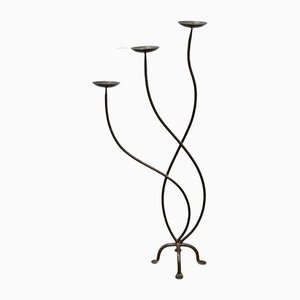 Wrought Iron Candleholder, 1950s-QFD-1286665