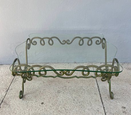 Wrought Iron Coffee Table by Pier Luigi Colli, 1960s-HUR-1749187