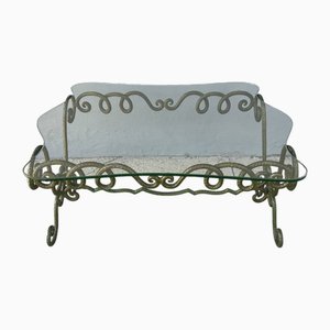 Wrought Iron Coffee Table by Pier Luigi Colli, 1960s-HUR-1749187