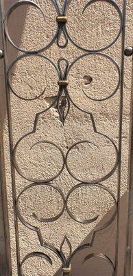 Wrought Iron Double Door by Charles Piguet, Early 1900s-SYQ-904403