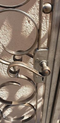 Wrought Iron Double Door by Charles Piguet, Early 1900s-SYQ-904403