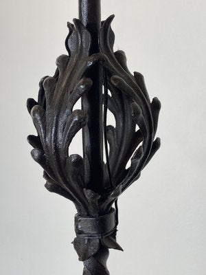 Wrought Iron Floor Candleholder, 1900s-NPC-1818696