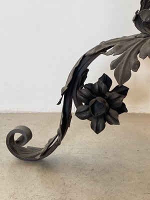 Wrought Iron Floor Candleholder, 1900s-NPC-1818696