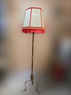 Wrought Iron Floor Lamp, 1960s-SNX-1736288