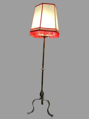 Wrought Iron Floor Lamp, 1960s-SNX-1736288