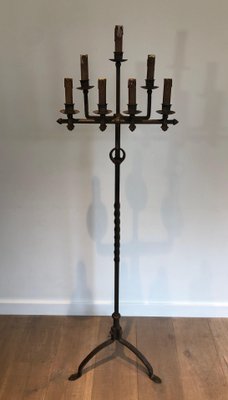 Wrought Iron Floor Lamp-BA-1365434