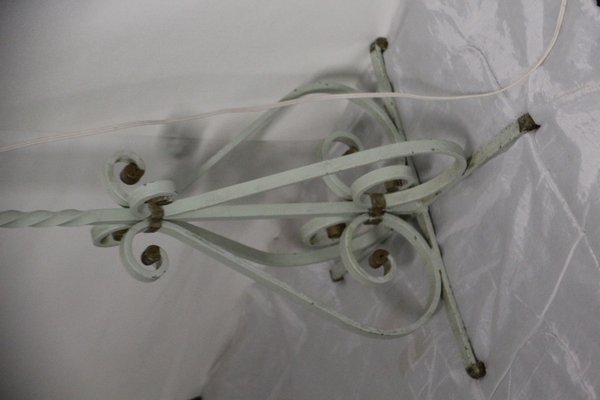 Wrought Iron Floor Lamp attributed to Gilbert Poillerat, France, 1950s-NAD-1806381