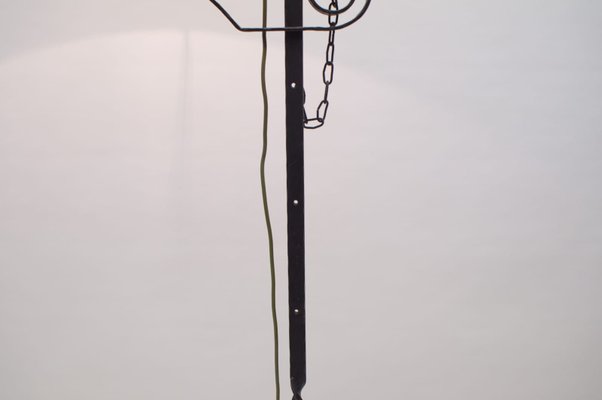 Wrought Iron Floor Lamp attributed to Raymond Subes, 1960s-KQB-1415024