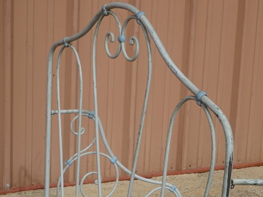 Wrought Iron Folding Bed, 1890s-ABK-2018282