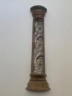 Wrought Iron Half Columns, 1970s, Set of 2-IJR-1393700