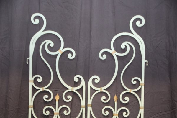 Wrought Iron Interior Doors by Gilbert Poillerat, 1950s, Set of 2-NAD-1801376