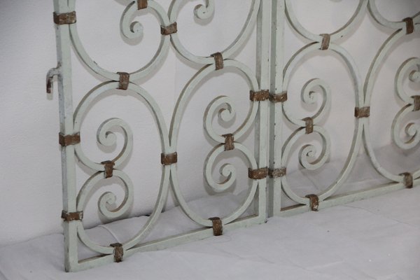 Wrought Iron Interior Doors by Gilbert Poillerat, 1950s, Set of 2-NAD-1801376