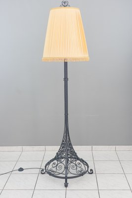 Wrought Iron Painted Floor Lamp, 1930s-SPD-837983