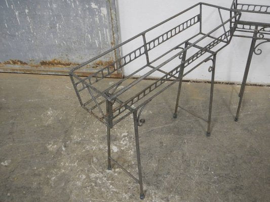 Wrought Iron Planters, 1970s, Set of 2-WWQ-1793007