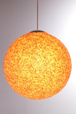 XL Orange Sugar Ball Hanging Lamp by John & Sylvia Reid, 1960s-EZZ-1121634