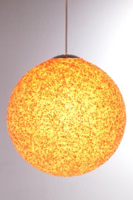 XL Orange Sugar Ball Hanging Lamp by John & Sylvia Reid, 1960s-EZZ-1121634