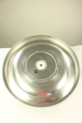 Xl Vintage Austrian Glass & Aluminum Flush Mount, 1960-FUP-919528