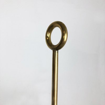 XXL Bauhaus Brass Umbrella Stand, 1950s-QZ-1120668