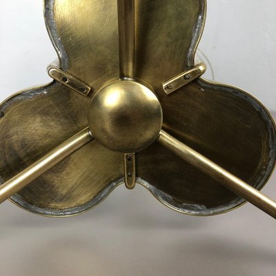 XXL Bauhaus Brass Umbrella Stand, 1950s-QZ-1120668