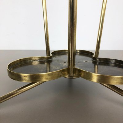 XXL Bauhaus Brass Umbrella Stand, 1950s-QZ-1120668