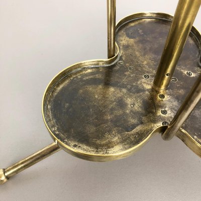 XXL Bauhaus Brass Umbrella Stand, 1950s-QZ-1120668