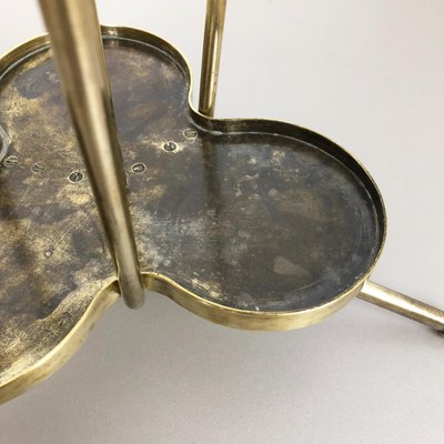 XXL Bauhaus Brass Umbrella Stand, 1950s-QZ-1120668