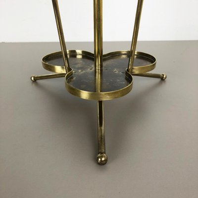 XXL Bauhaus Brass Umbrella Stand, 1950s-QZ-1120668