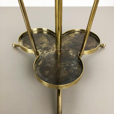 XXL Bauhaus Brass Umbrella Stand, 1950s-QZ-1120668