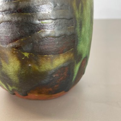 XXL German Ceramic Studio Pottery Vase by Gerhard Liebenthron, 1960s-QZ-1143250