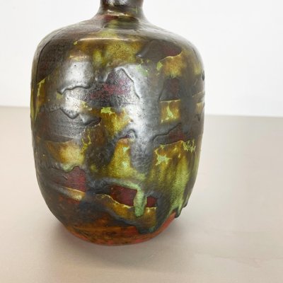 XXL German Ceramic Studio Pottery Vase by Gerhard Liebenthron, 1960s-QZ-1143250