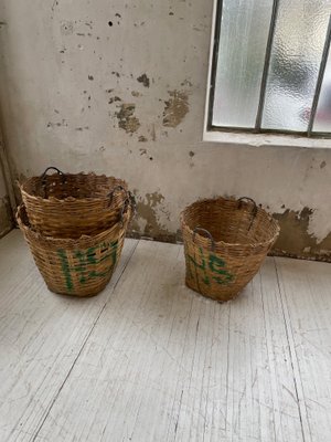 XXL Laundry Baskets, 1970s, Set of 3-LCU-860930