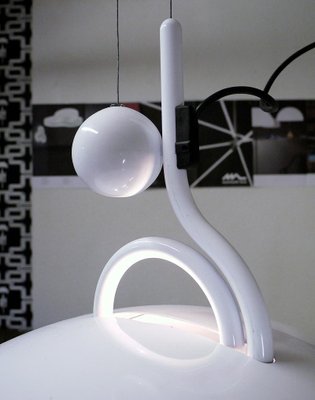 XXL Metal Dome Moon Pendant Lamp by Elio Martinelli for Martinelli Luce-DEK-1110747