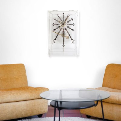 XXL Mid-Century Modern Acrylic Glass Table Clock by Boris Tabacoff-RY-1171976