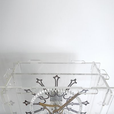 XXL Mid-Century Modern Acrylic Glass Table Clock by Boris Tabacoff-RY-1171976