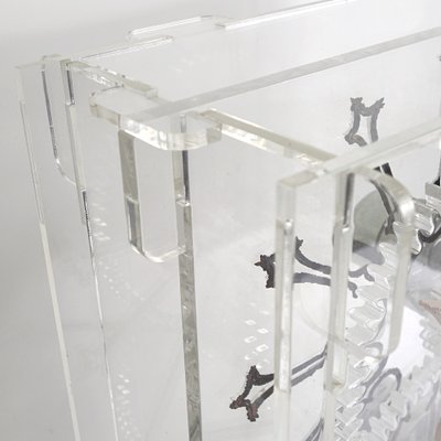 XXL Mid-Century Modern Acrylic Glass Table Clock by Boris Tabacoff-RY-1171976