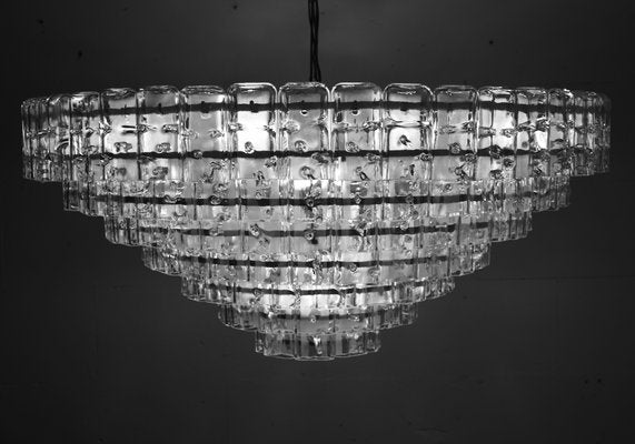 XXL Mid-Century Modern Murano Hand Blown Glass Flush Mount Lamp by Doria for Doria Leuchten-IEI-1155985