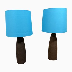 XXL Pottery Table Lamps, 1960s, Set of 2-TU-1081521