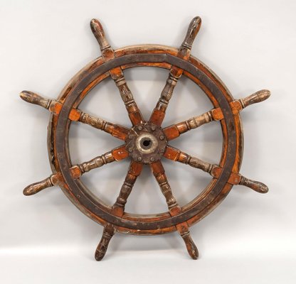 Yacht or Boat Wheel, 1890s-HWV-1162316