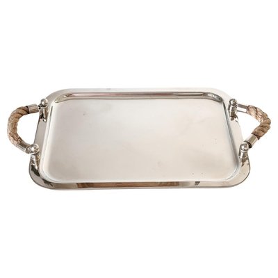 Yachting Serving Tray with Rope Handles, 1970-UR-1801511