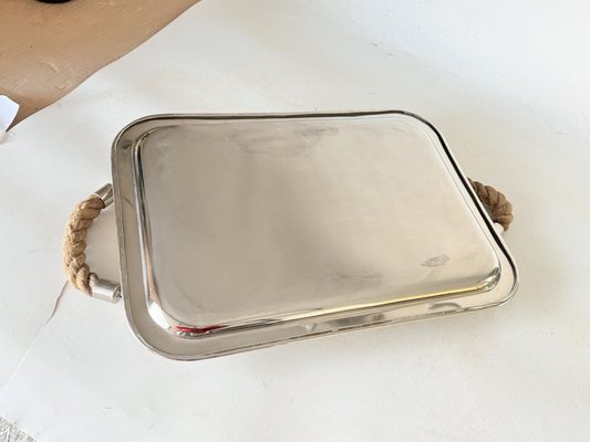 Yachting Serving Tray with Rope Handles, 1970-UR-1801511