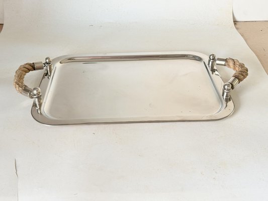 Yachting Serving Tray with Rope Handles, 1970-UR-1801511